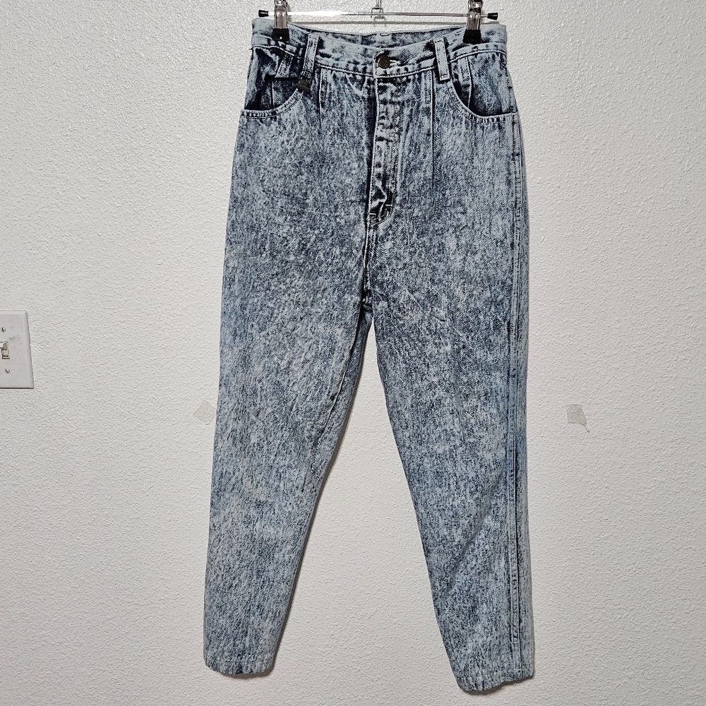 Proper CP Garment Paris high rise acid wash vintage style y2k